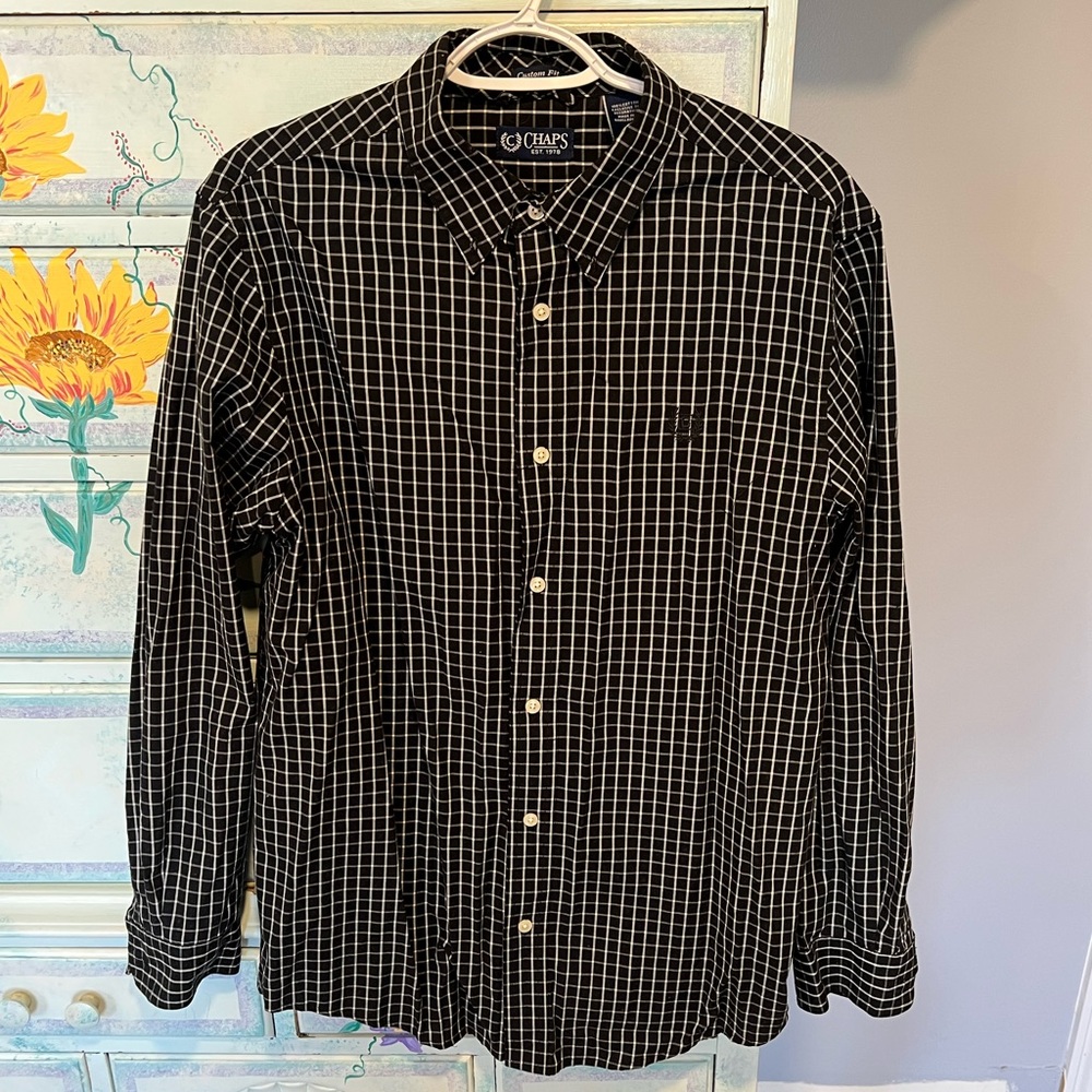 B2g1 Chaps Button-Down, Sweater Combo - image 6